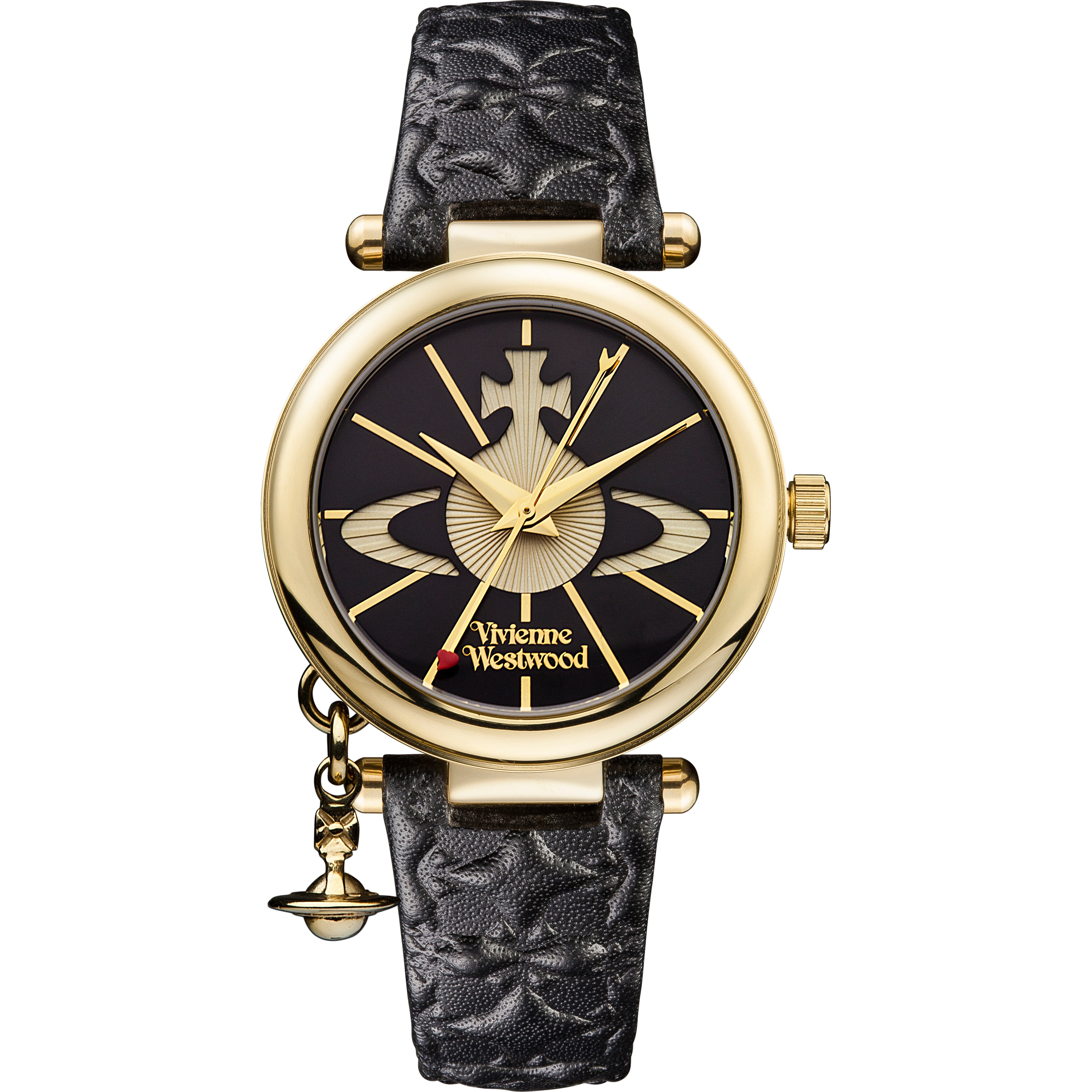 Vivienne Westwood Orb II Watch Black Gold VV006BKGD – Atlas Jewellers