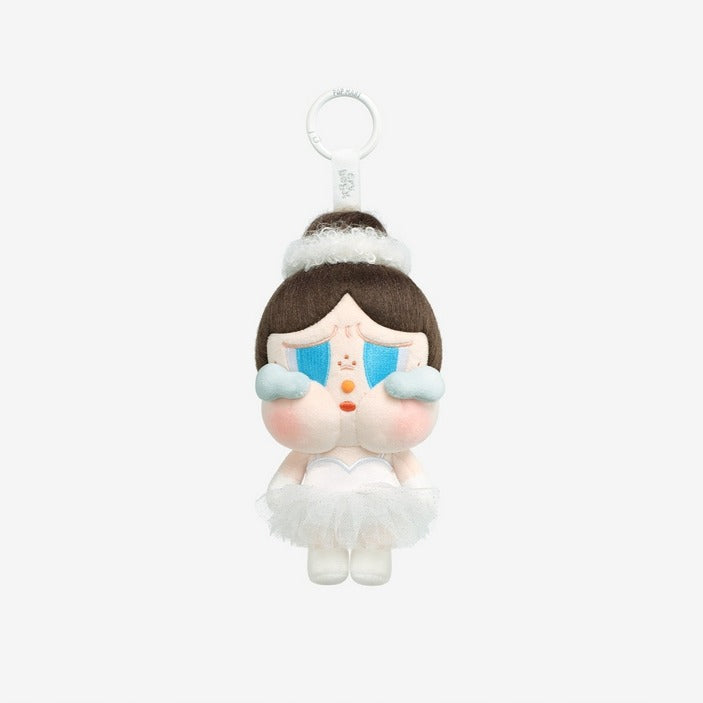 POP MART Authentic CRYBABY Plush - Shiny White