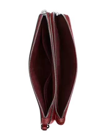 Coach Double Zip Wallet In Signature Denim | Brixton Baker