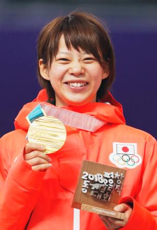 マススタート高木菜那が金メダル スピードスケート・24日 ：平昌
