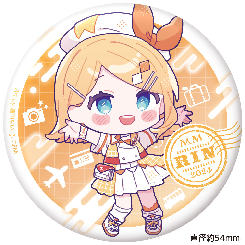 マジカルミライ2024 ぷにぷに缶バッジ / 鏡音リン 鹿田ないver
