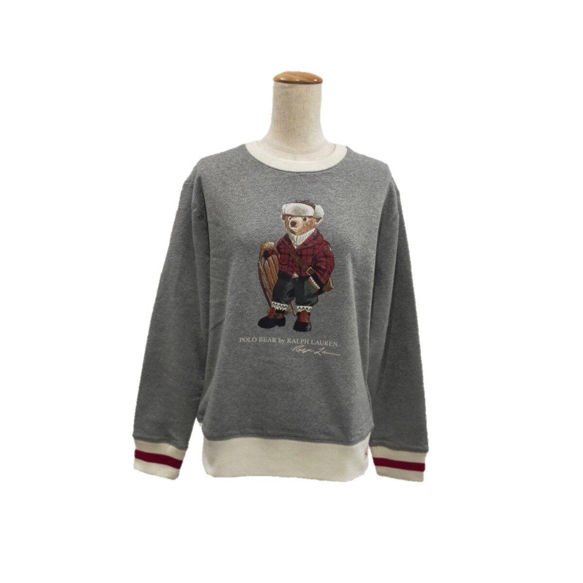ポロ ラルフローレン キッズ ベア スウェットシャツ グレー XL