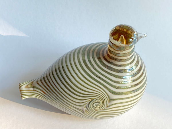 Long-Tailed Duck green & white - Oiva Toikka Nuutajärvi Finland