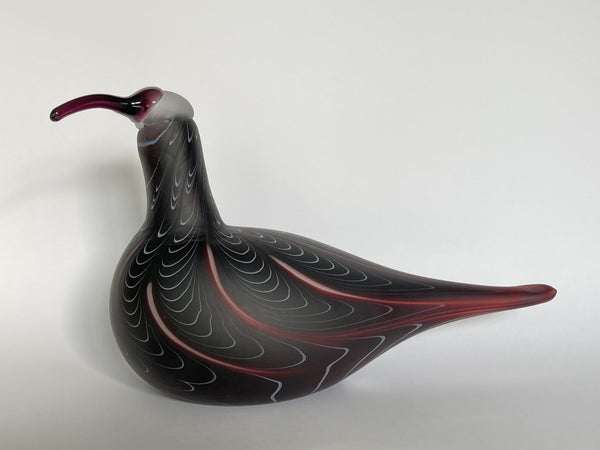 Curlew Oiva Toikka glass bird design Iittala Finland - Damsténs