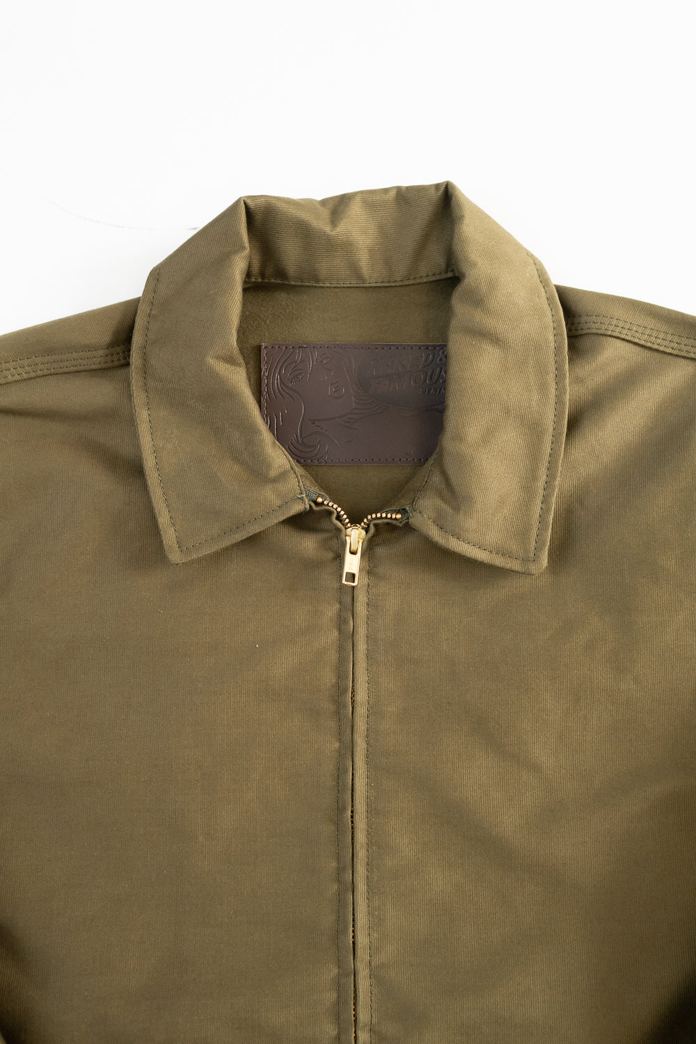 Brushed Jungle Cloth Zip Jacket - Army | Dant