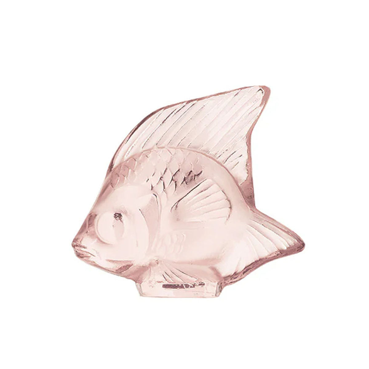 Lalique | Crystal Pink Fish Sculpture | 3003300 - David Shuttle