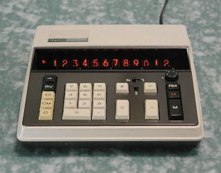 Canon desktop calculator