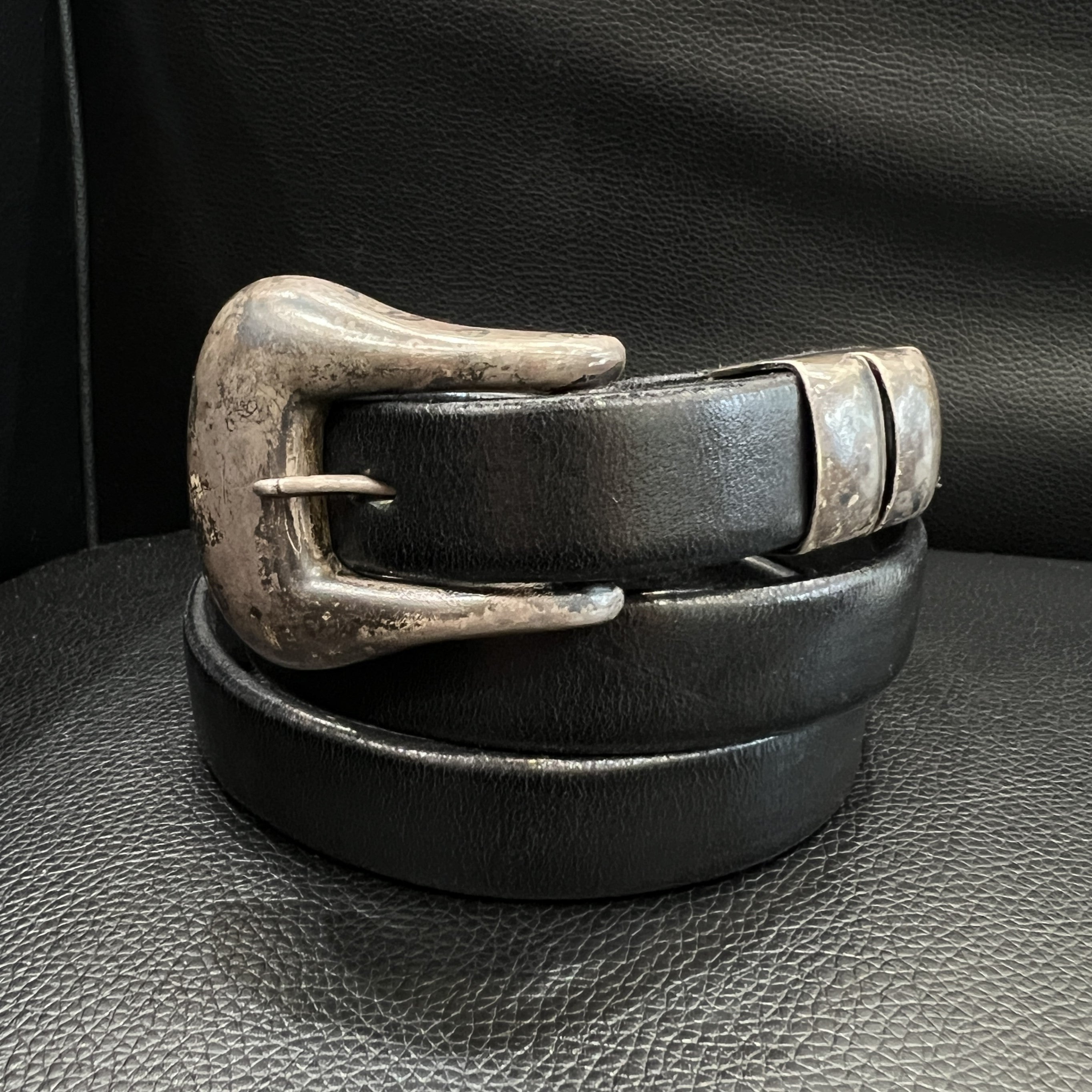 ゴローズ goro's [希少]プレーン4点式ベルト(黒)※革新品 – DELTAone