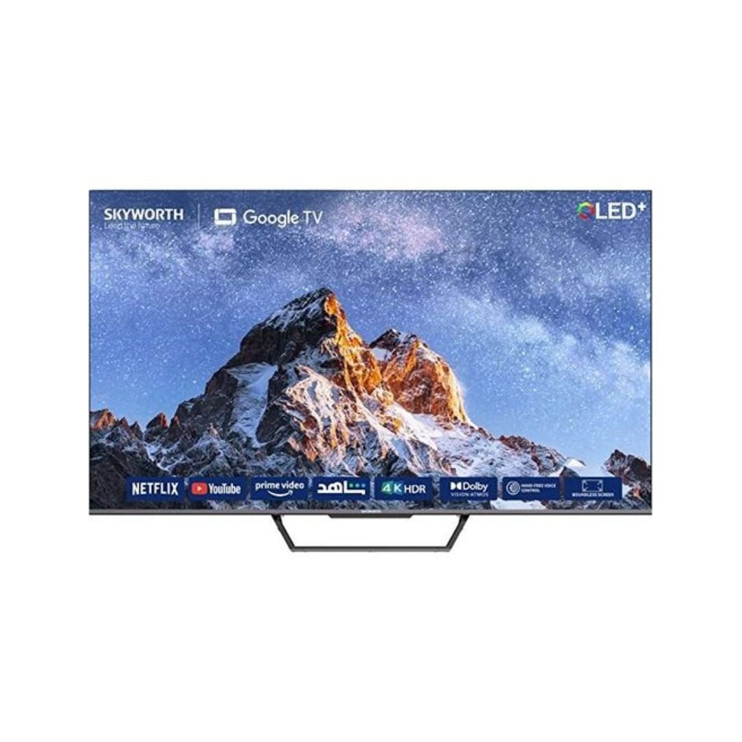 Skyworth 65 inch 4K QLED Google TV+ Free Premium Sound Bar