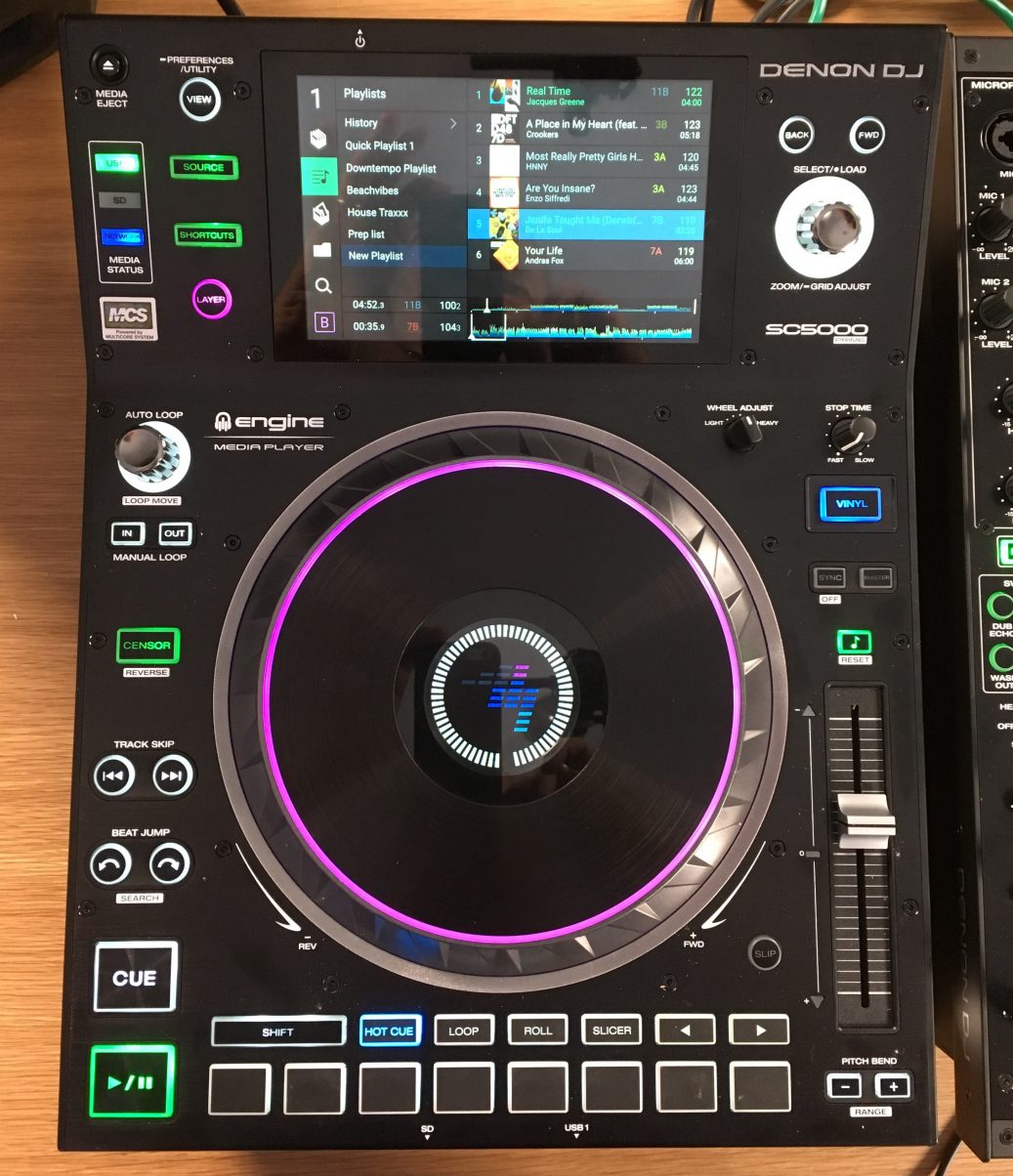 Denon DJ SC5000 Prime Media Player Controller Review - Digital DJ Tips