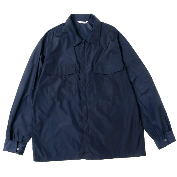LIGHT NYLON ZIP SHIRT (A20SS01NL) | AURALEE / シャツ (MEN