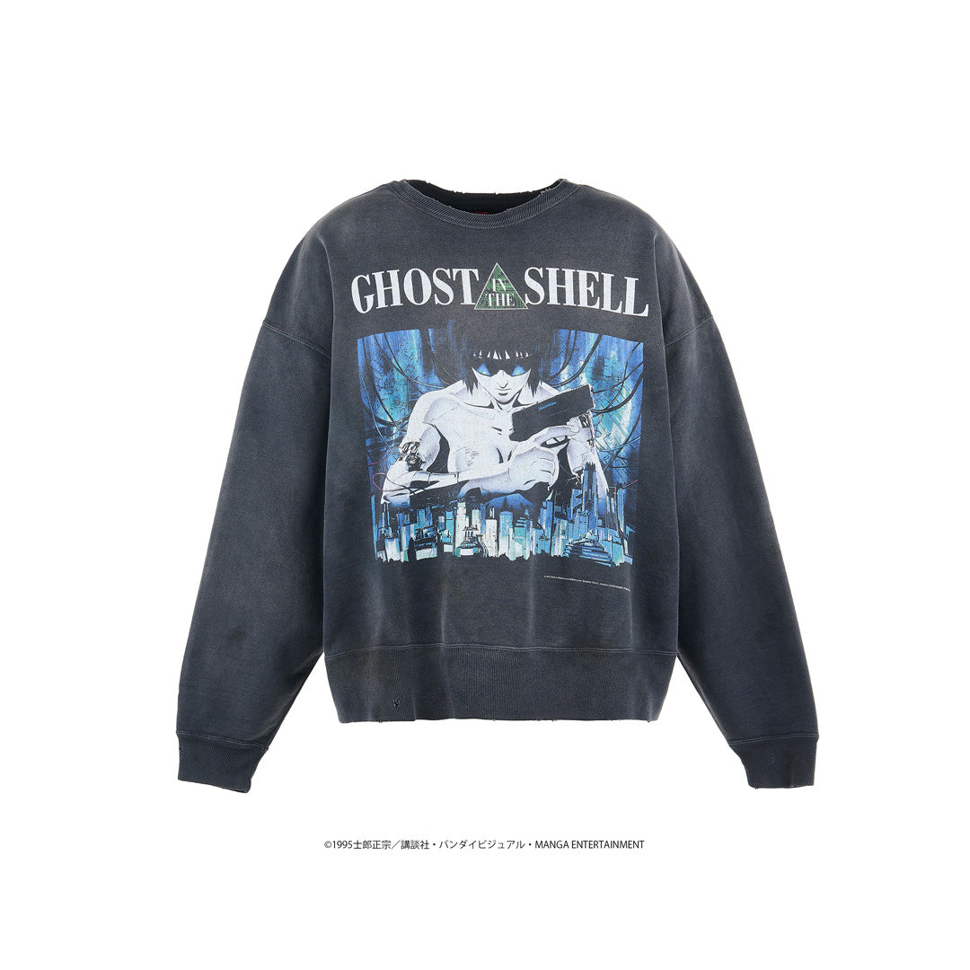 SAINT Mxxxxxx X 攻殻機動隊 CREW NECK SWEAT GHOST IN THE SHELL (SM