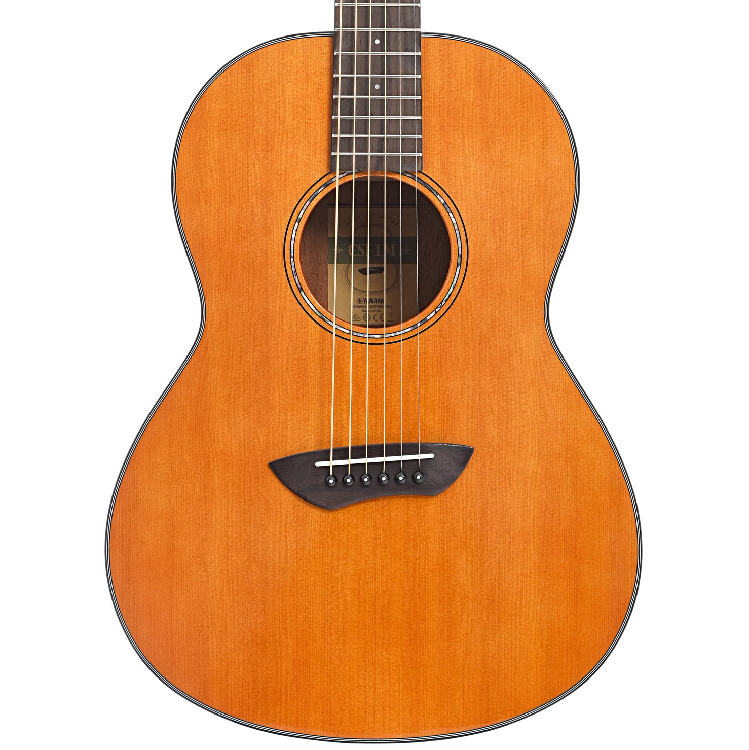 Yamaha CSF1M Vintage Natural Parlor Guitar & Gigbag – Elderly