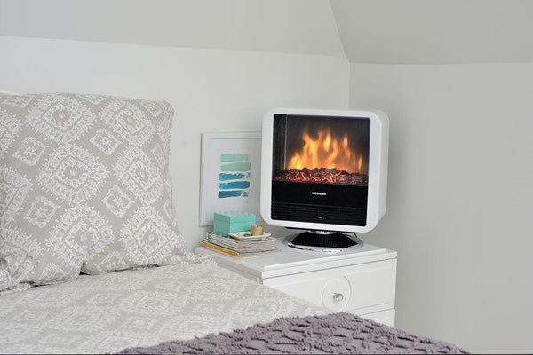 Dimplex Cube White Freestanding Electric Stove | Electric