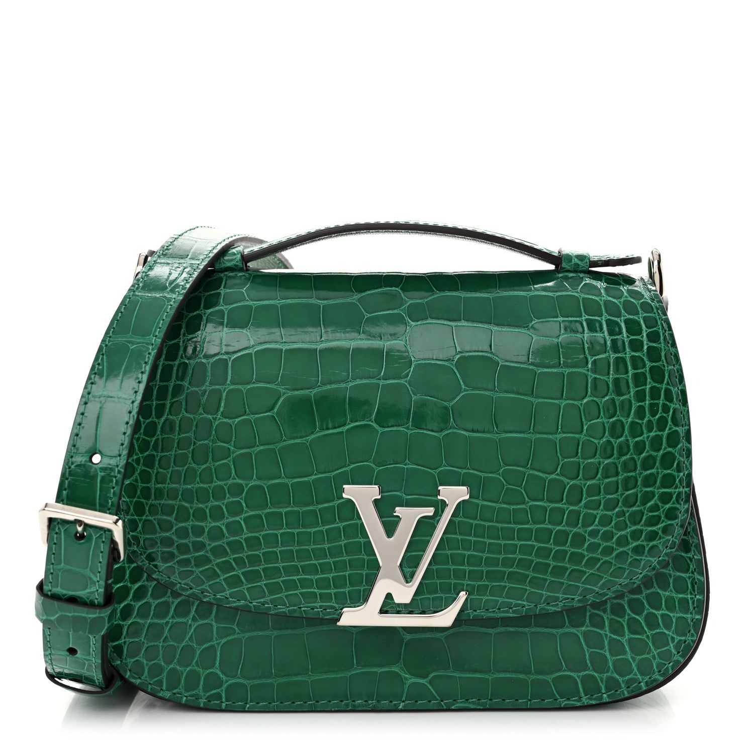 Louis Vuitton Shiny Alligator Vivienne NM Green 1716626 – FASHIONPHILE