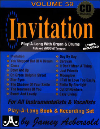 ジェイミー・プレイアロング Vol.59 インヴィテーション・B3オルガン曲