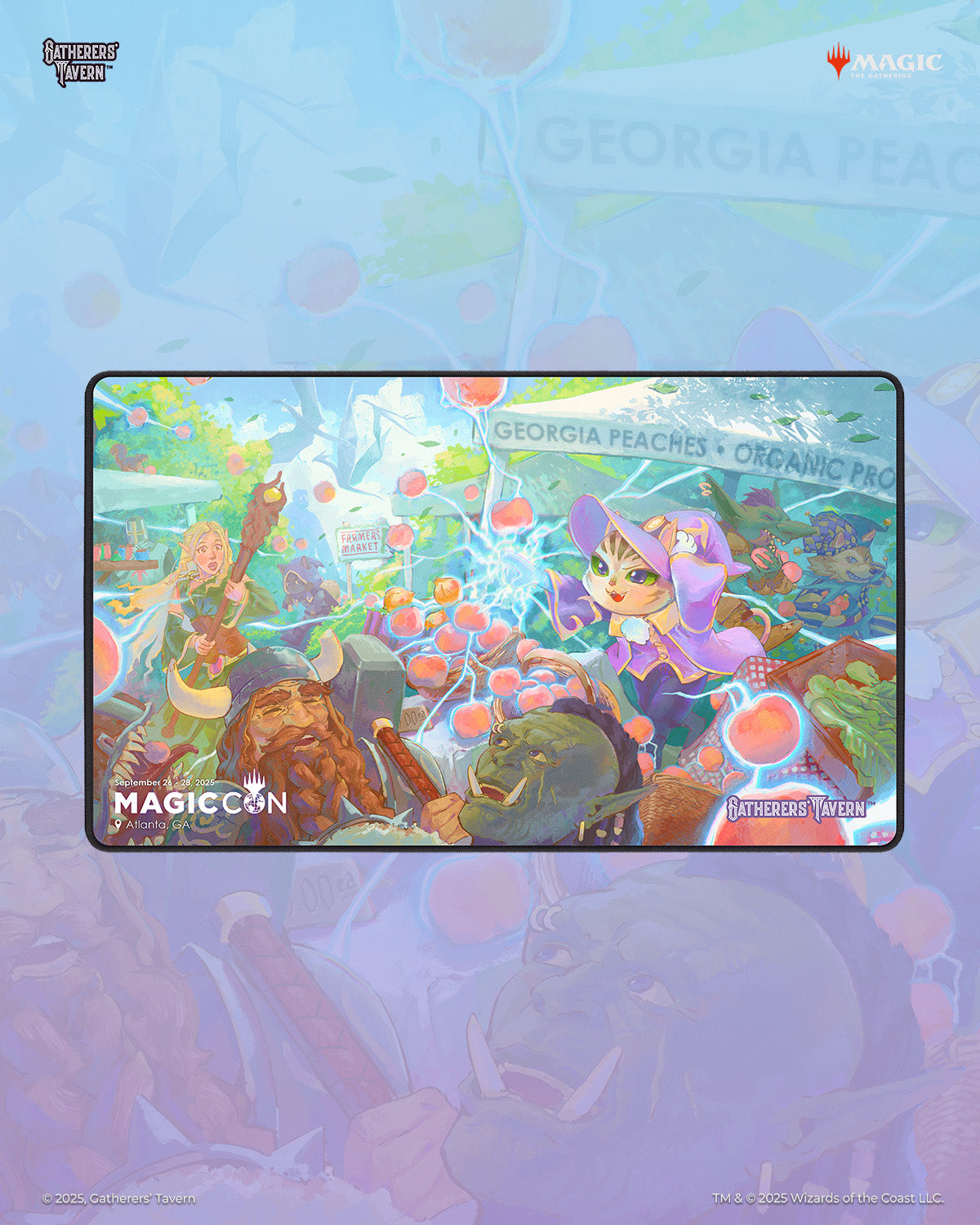 Cinnamon's MagicCon Atlanta 2025 Exclusive Playmat – Gatherers' Tavern