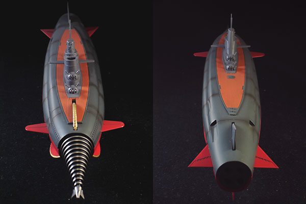 FUJIMI】1/700 海底軍艦 轟天号 完成品