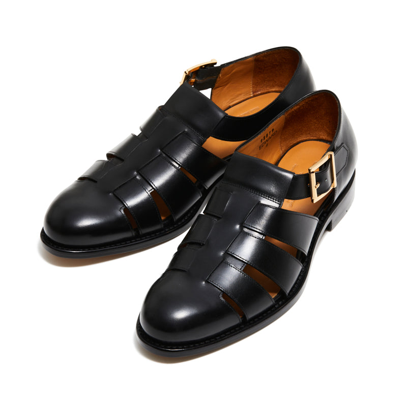 サンダル | 98819 Bali / BLACK CALF (LEATHER SOLE) - Jalan Sriwijaya