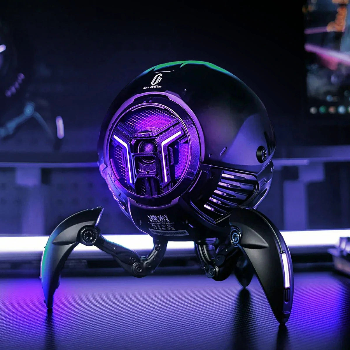 Mars Pro Bluetooth Speaker - Black | Sci-Fi Gaming Speaker