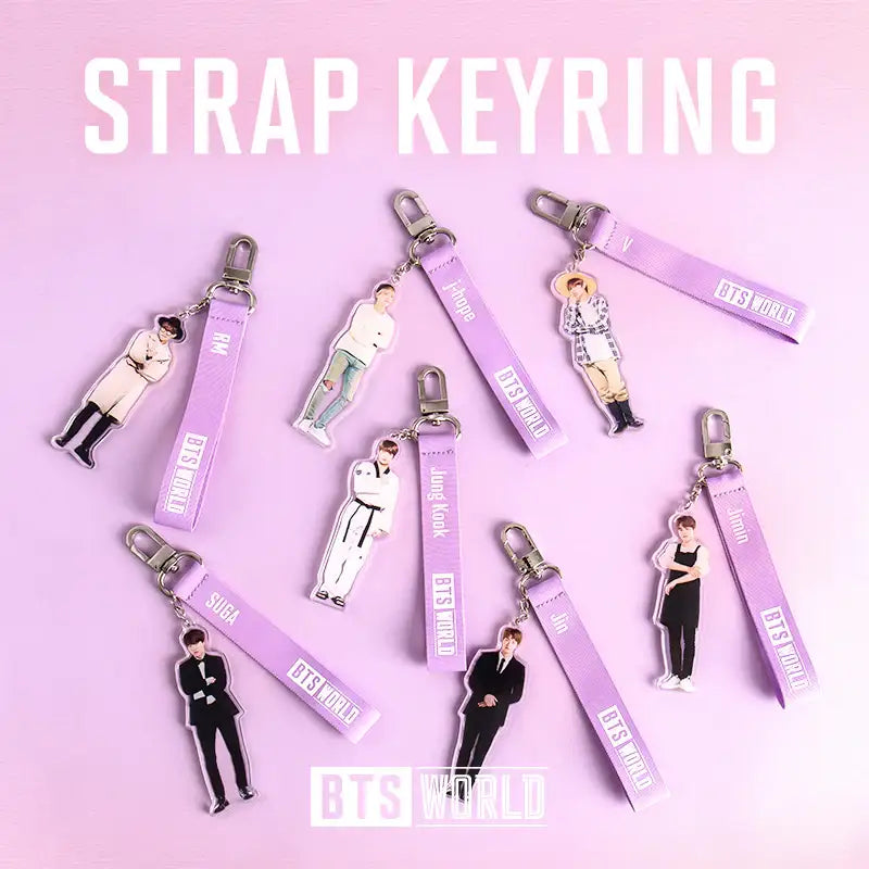 BTS World - Strap Keyring – Harumio