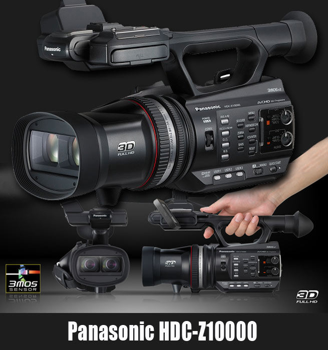 The new Panasonic HDC-Z10000 3D semi Pro camcorder – HD Warrior