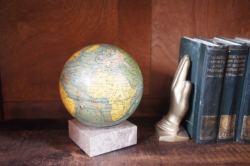 HOMEWARD [ホームワード] / 1930s フランスアンティーク 地球儀ランプ