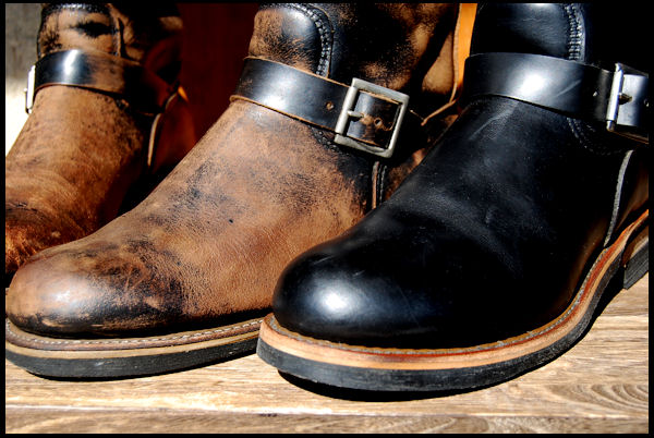 2010年6月24日 茶芯の顔料を落としました。レッドウィング2268