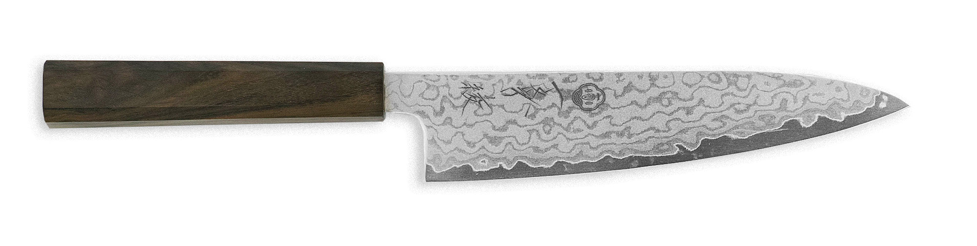 一文字 綾 VG10 ダマスカス 和式ペティナイフ 灰檀柄 – 堺一文字光秀