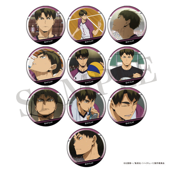 ハイキュー!! 牛島がいっぱい場面写トレーディング缶バッジ【全10種