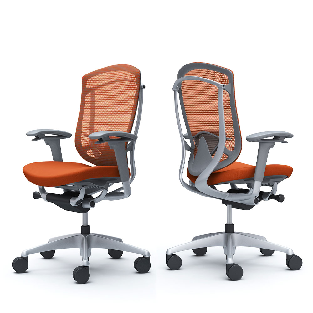 コンテッサセコンダ」座面/クッション フレーム/シルバー ボディー