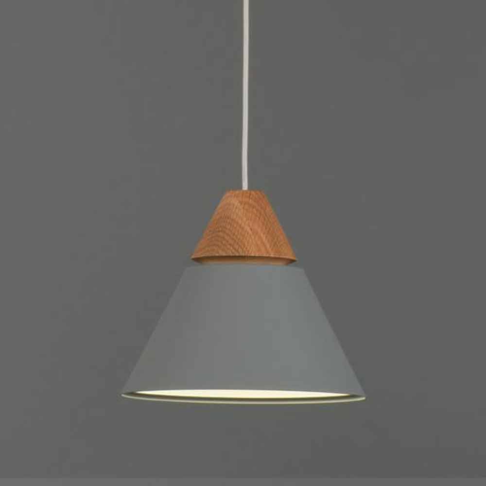 ペンダント「GP46827L」ライトグレー/レッドオーク※ダクトレール取付