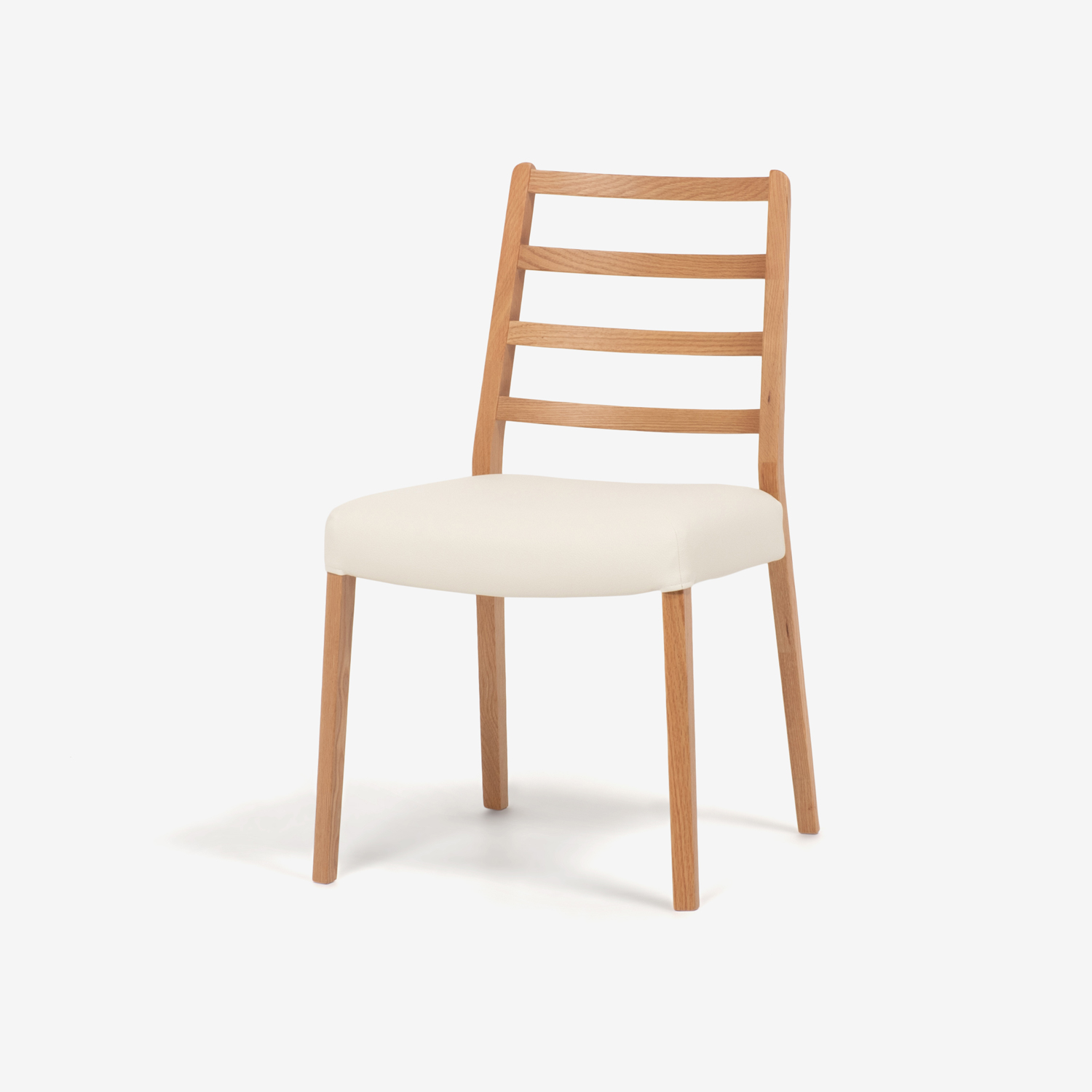 ダイニングチェア「シネマ Aタイプ」レッドオーク材 ホワイトオーク色