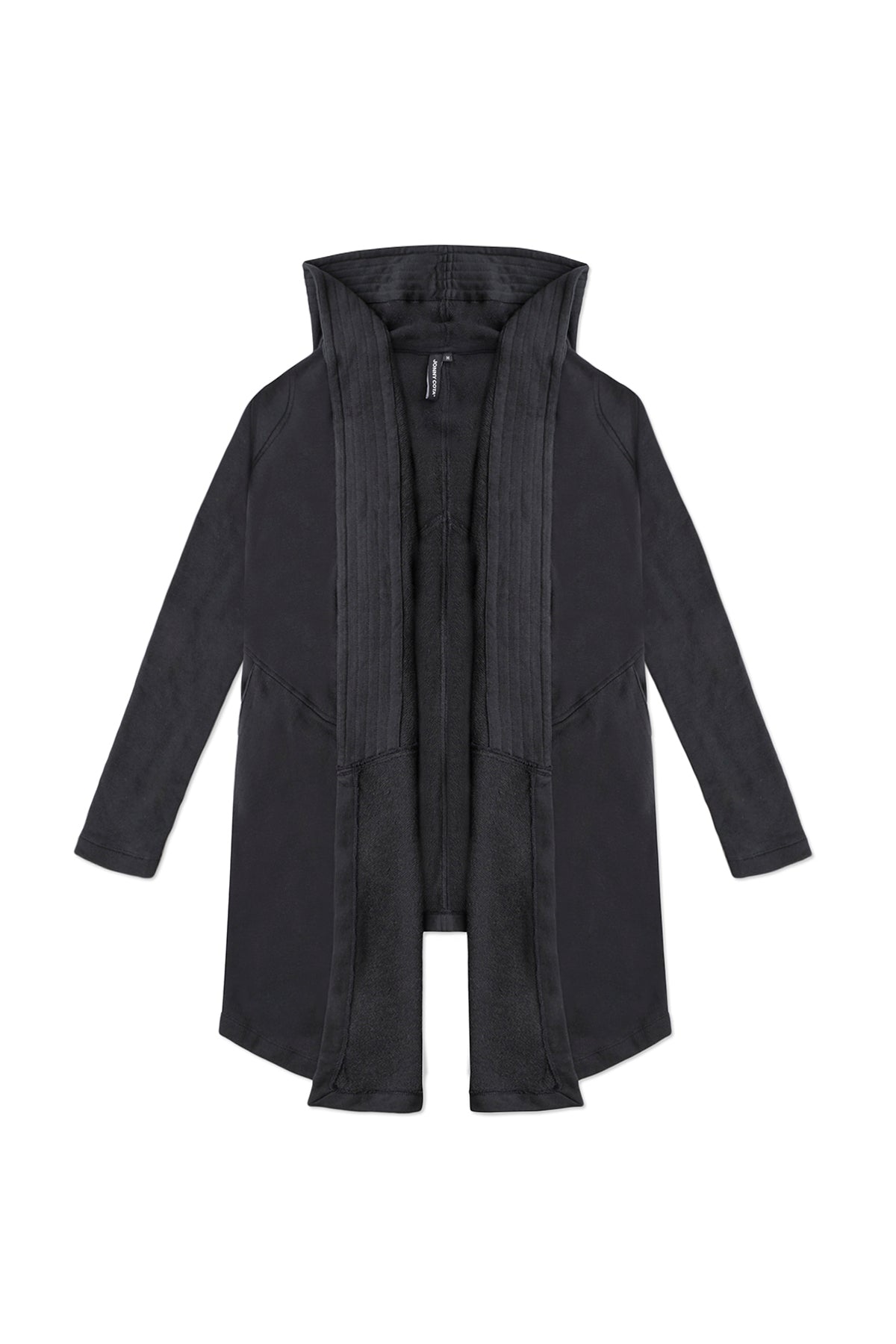 DRAPED HOODIE IN BLACK – JONNY COTA