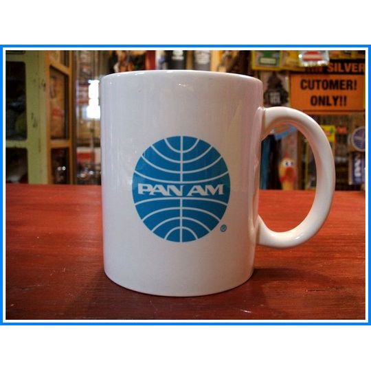 パンナム】航空/PANAM/パン/アメリカン/マグカップ/グローブ/ロゴ 商品