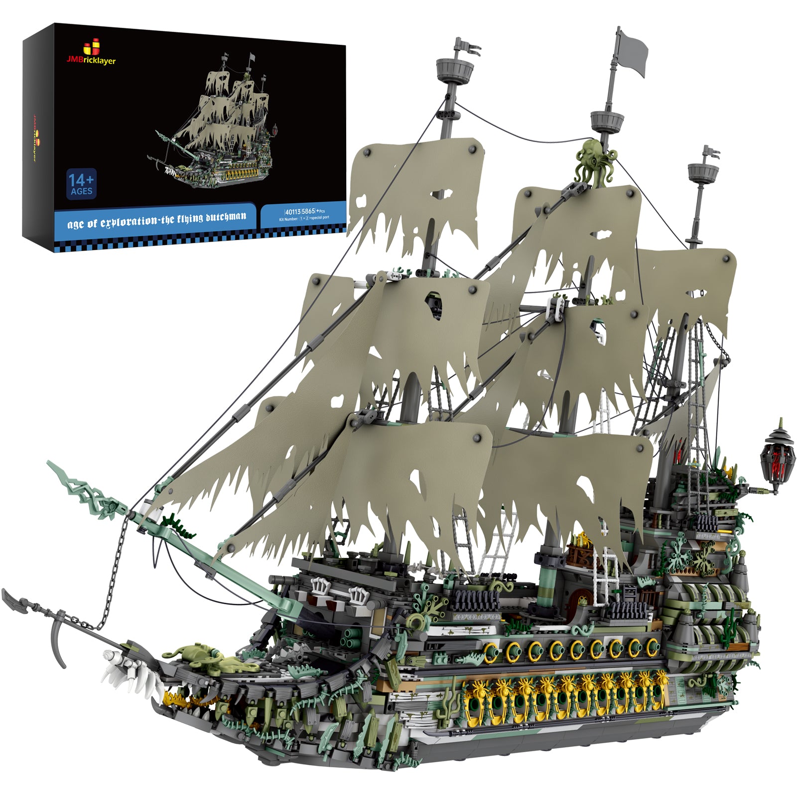 Flying Dutchman 40113– Master Build | 5865 + PCS – jmbricklayer