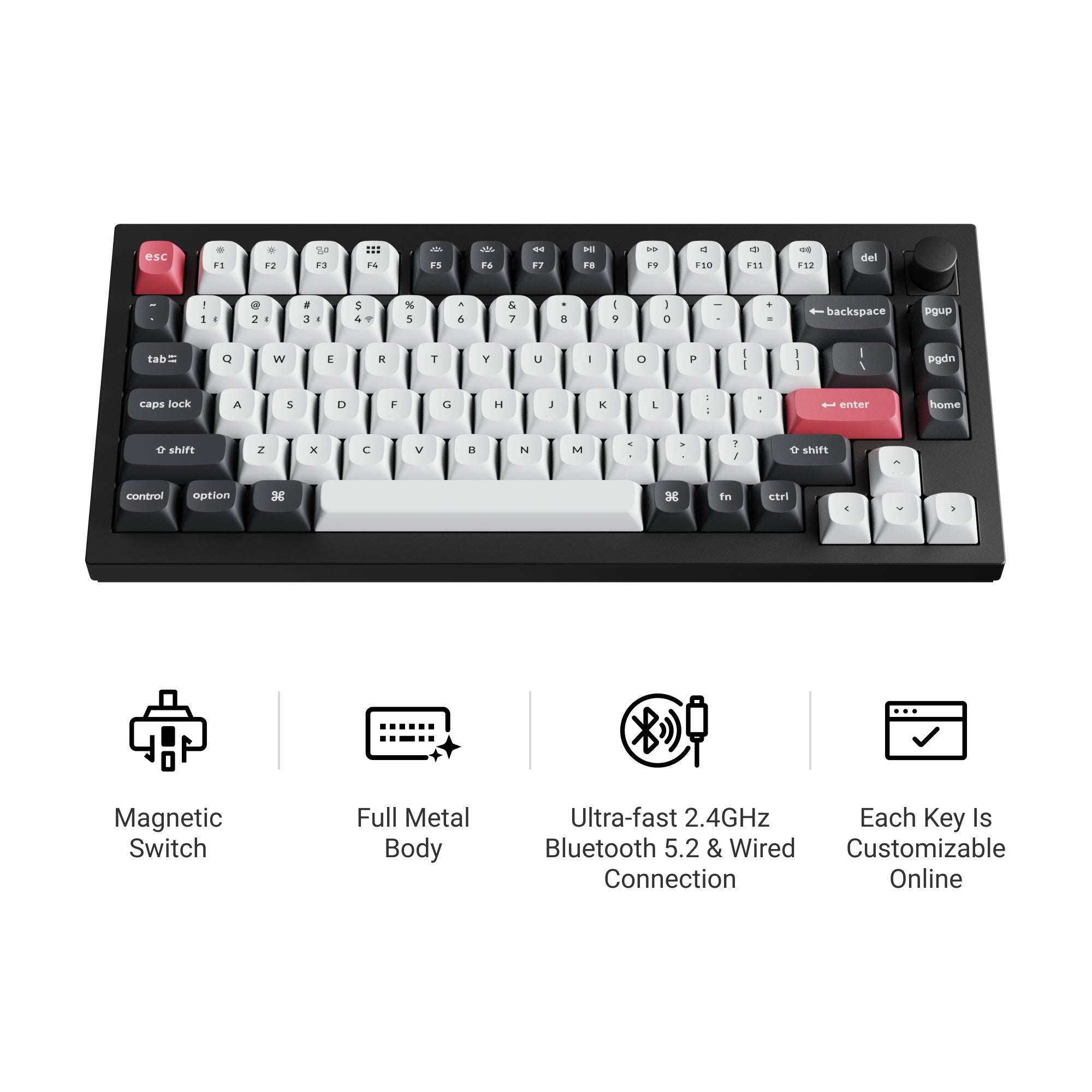 Keychron Q1 HE QMK Wireless Custom Keyboard