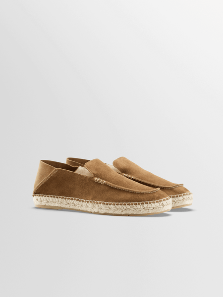 Men's Brown Suede Espadrille | Ostuni in Nutmeg | Koio