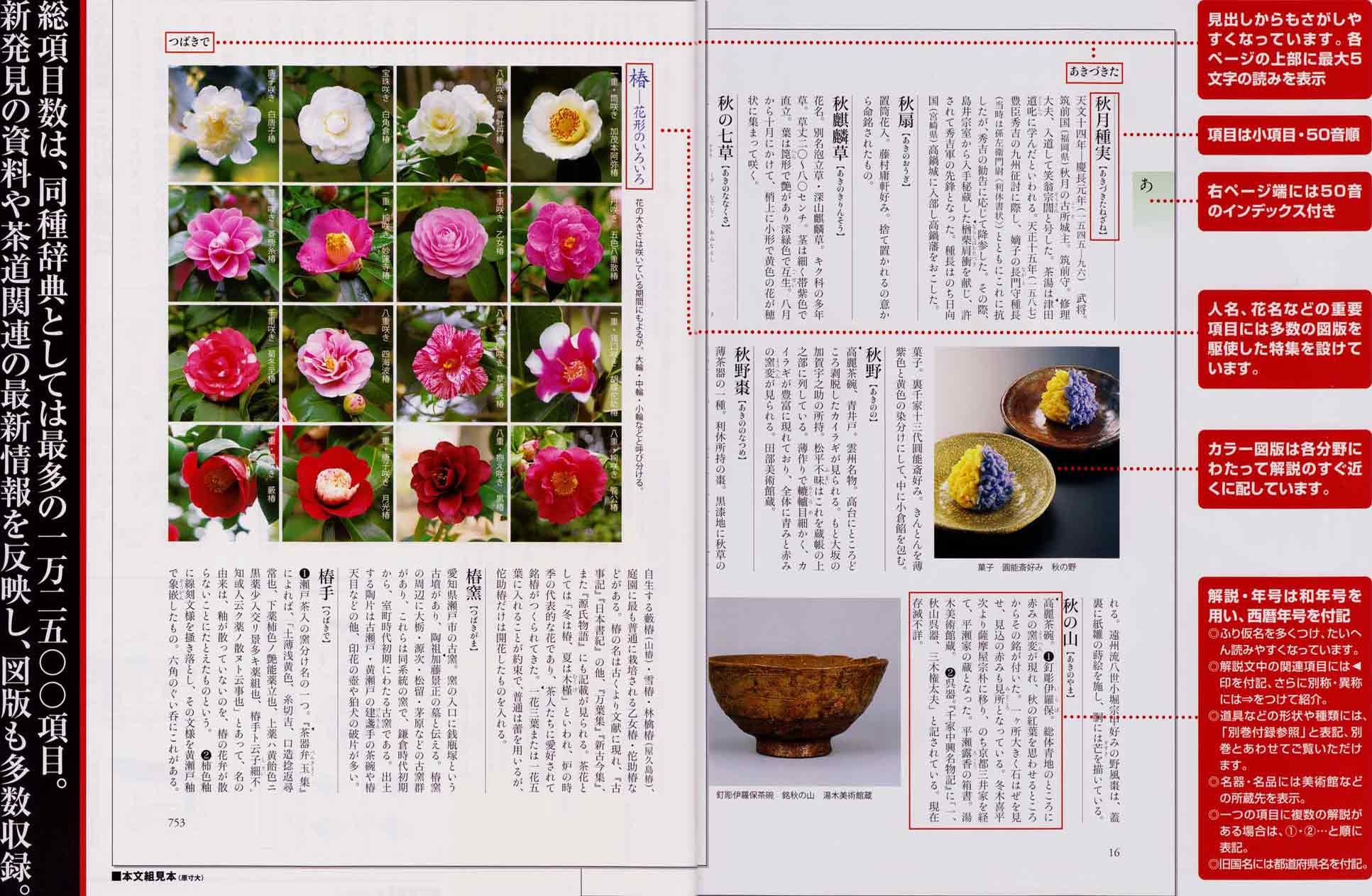 新版 茶道大辞典 淡交社 60周年記念出版【販売】-茶道具は京都しみず孔昌堂