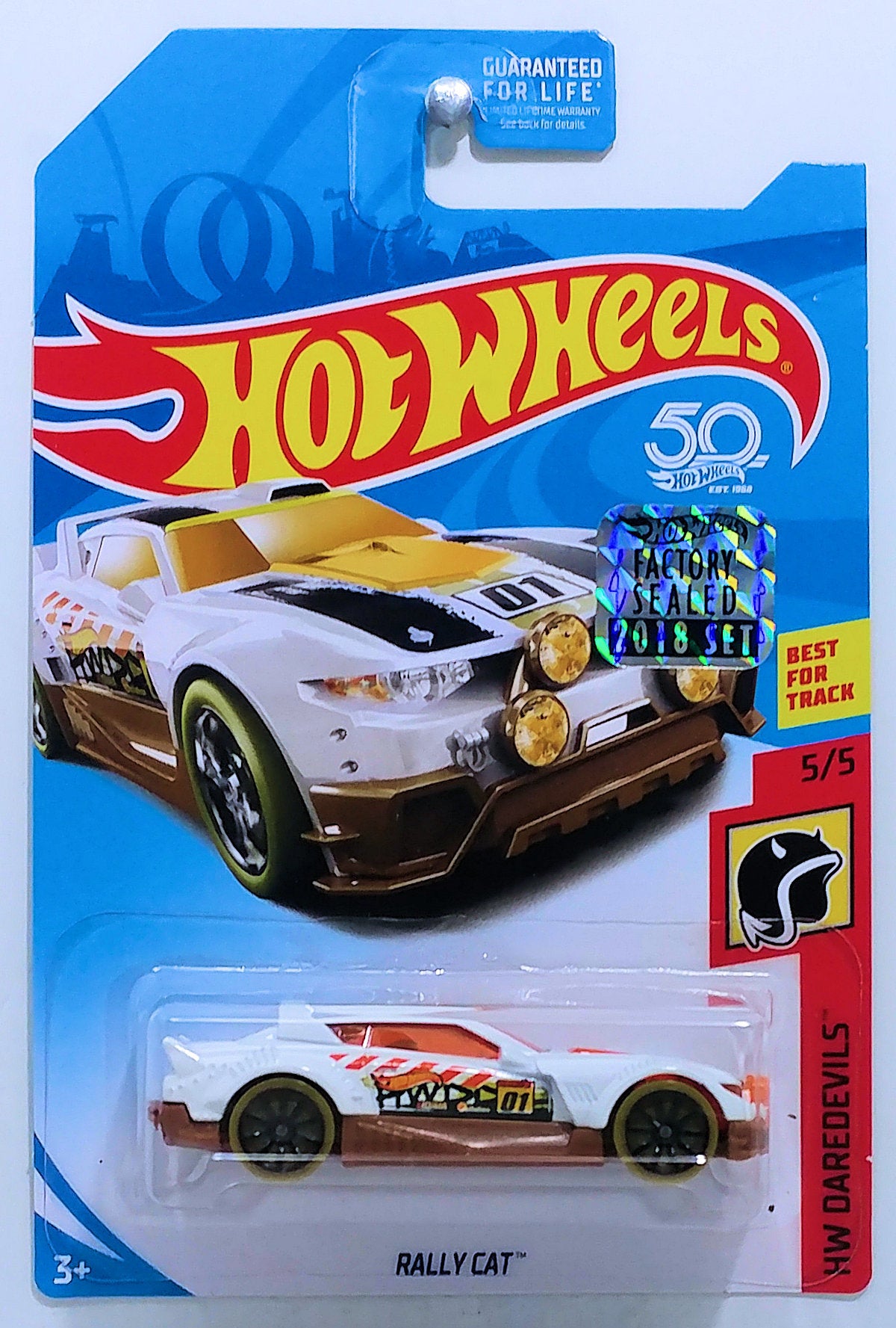 Hot Wheels 2018 - Collector # NONE - HW Daredevils 5/5 - Rally Cat
