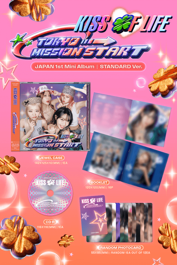 KISS OF LIFE 1ST JAPANESE MINI ALBUM TOKYO MISSION START (REGULAR