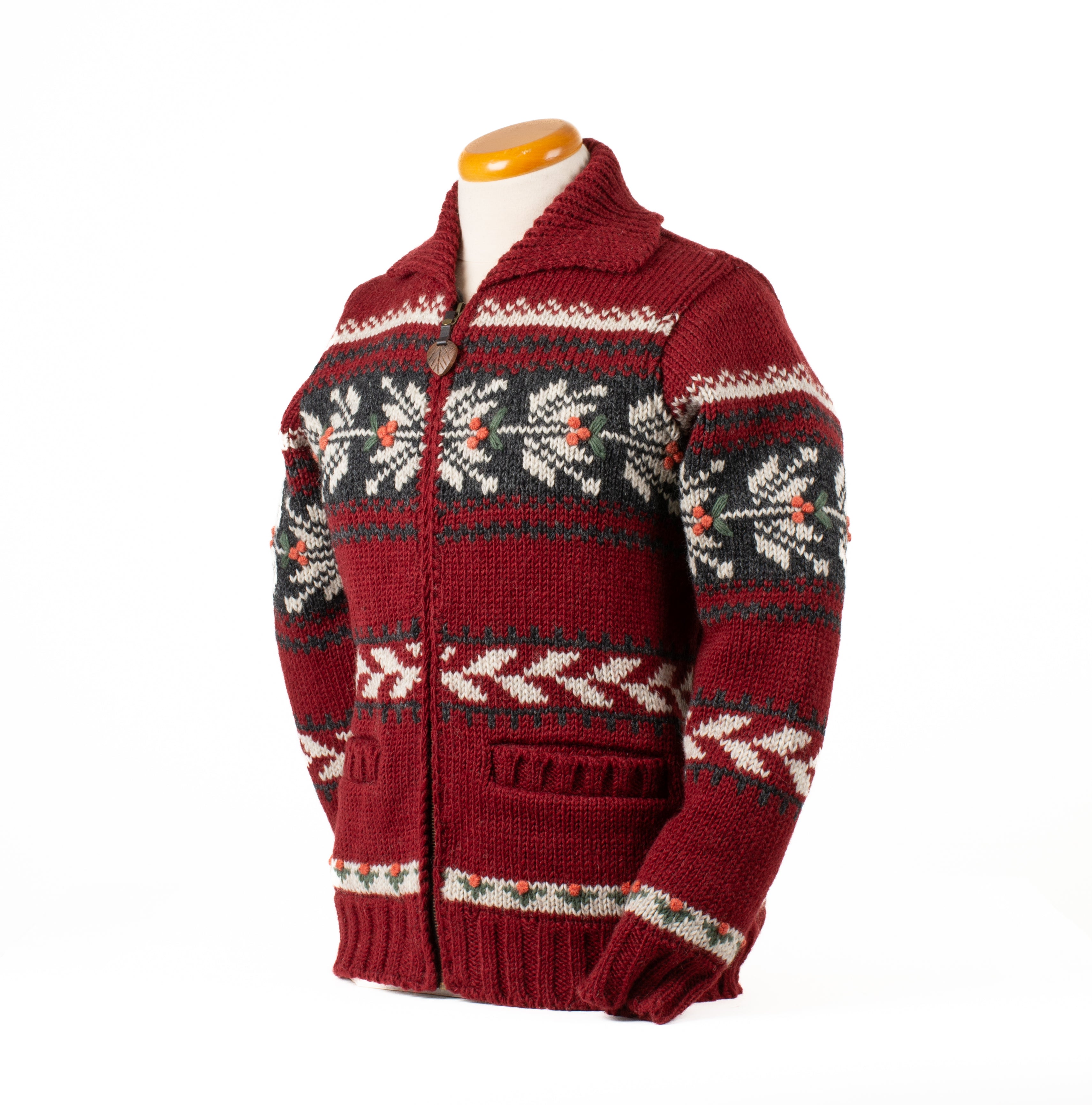 Lumi Sweater - Snowflake Motif, Warm and Stylish 100% wool – Lost