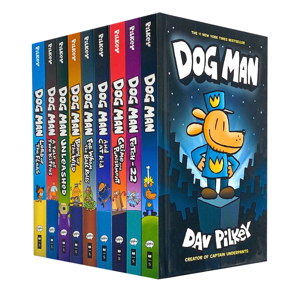 Dav Pilkey 10 Books Collection Set Adventures of Dog Man Series