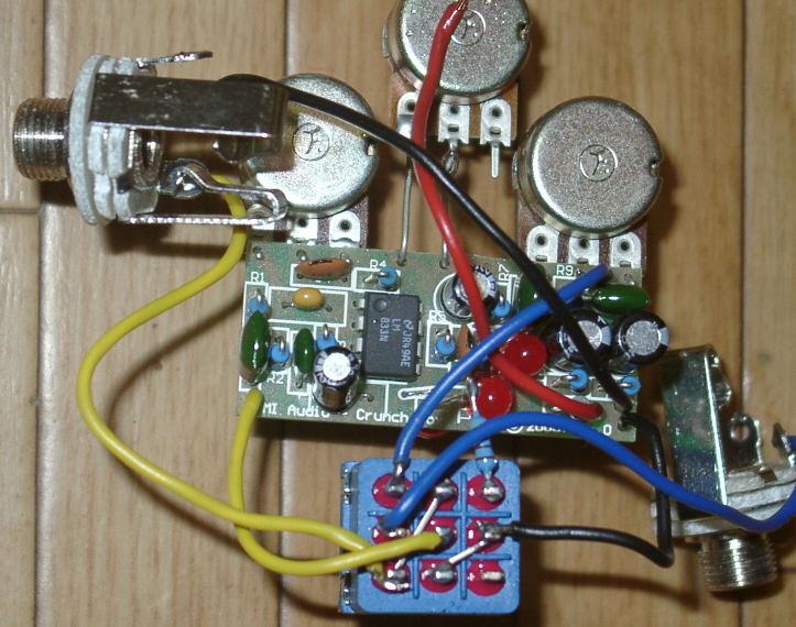 MI audio CRUNCH BOX ギター・エフェクターの自作改造【松美庵】