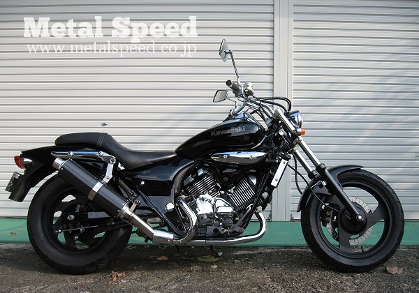 カワサキ エリミネーター250V ワンオフマフラー 写真 動画（ビデオ