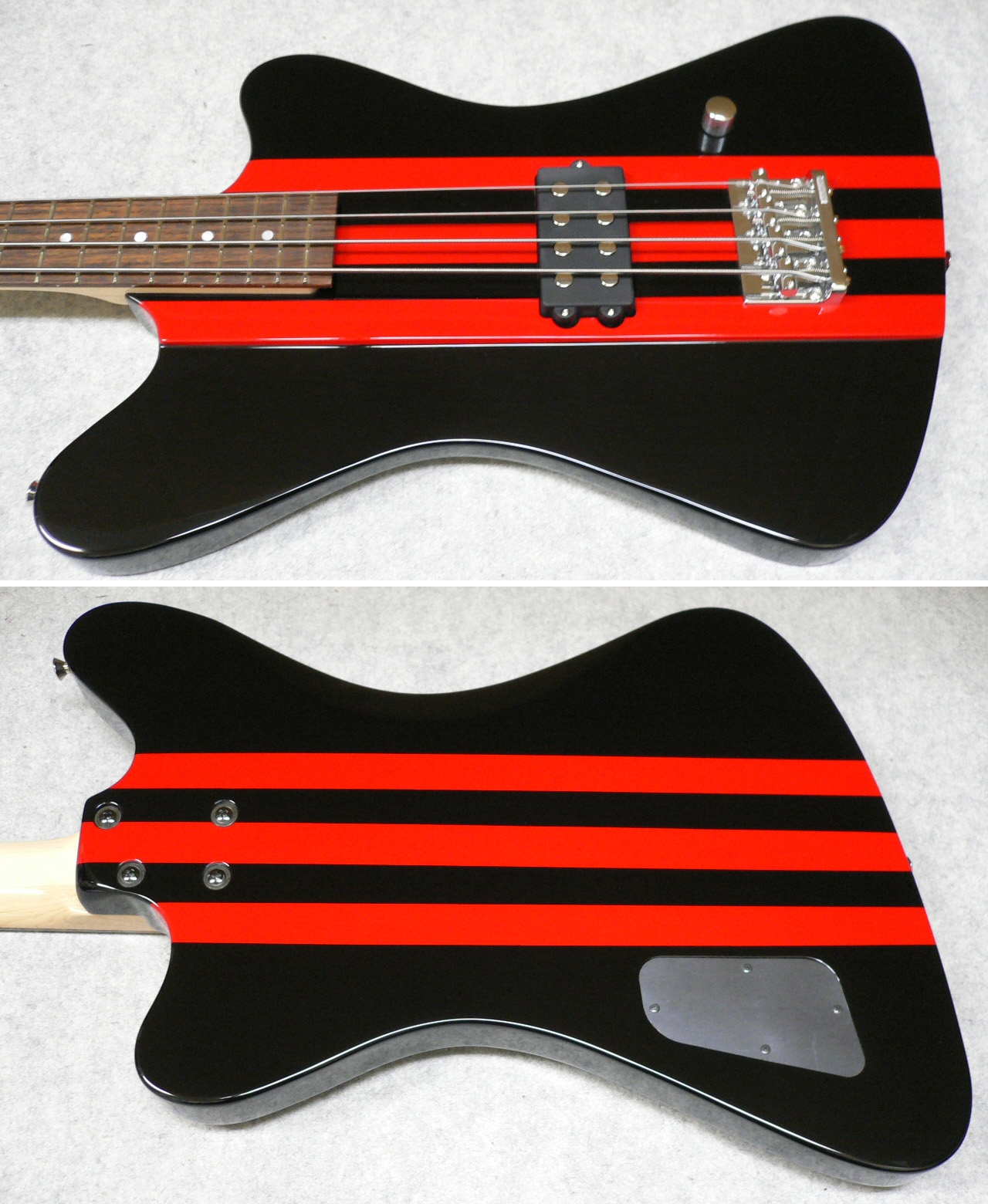 BURNY NAOKI THLINES RED 10-FEET NAOKI MODEL エレキベース 特価分