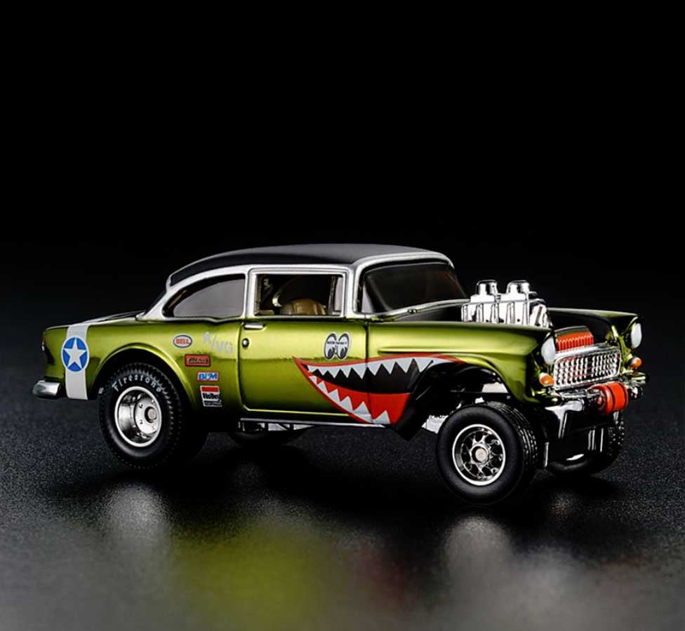 Hot Wheels 2019 RLC '55 Chevy Bel Air Gasser WWII Flying Tigers