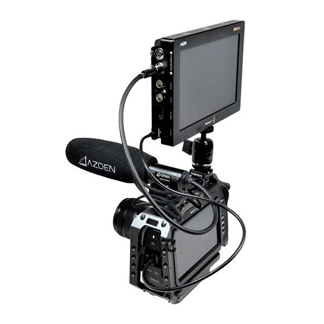 Blackmagic Design Video Assist 7'' 12G HDR & Azden Professional Compac