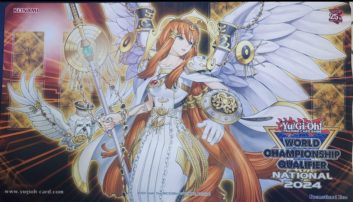 遊戯王 公式 NAT 2024 ライトロード・アテナ ミネルバ プレイマット