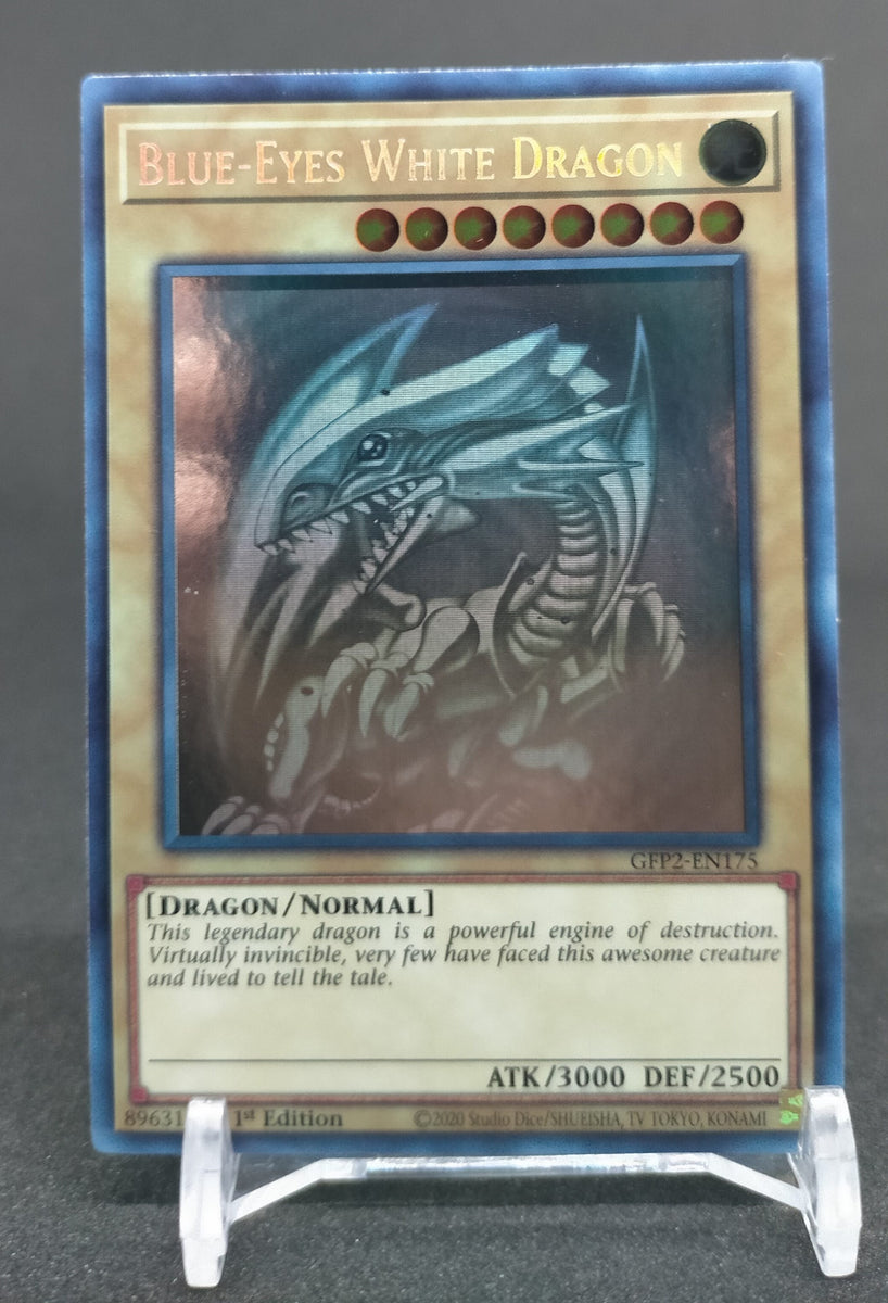 w*u様 遊戯王 ブルーアイズ・ホワイト・ドラゴン PSA7 ホロ ブルー